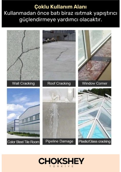 Süper Güçlü Su Geçirmez Sızdırmaz Yeşil Renk Çok Amaçlı Izolasyon ve Tamir Bandı 48MM x 10M - 10ADET fırsatları