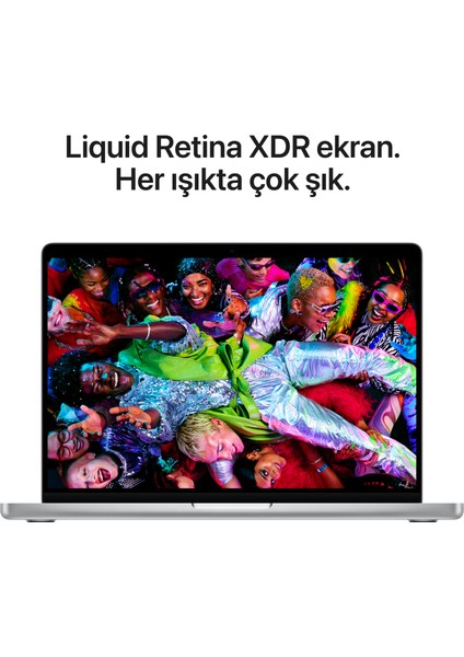 MacBook Pro M5 24GB 1TB SSD macOS 14" Taşınabilir Bilgisayar Gümüş MDE64TU/A