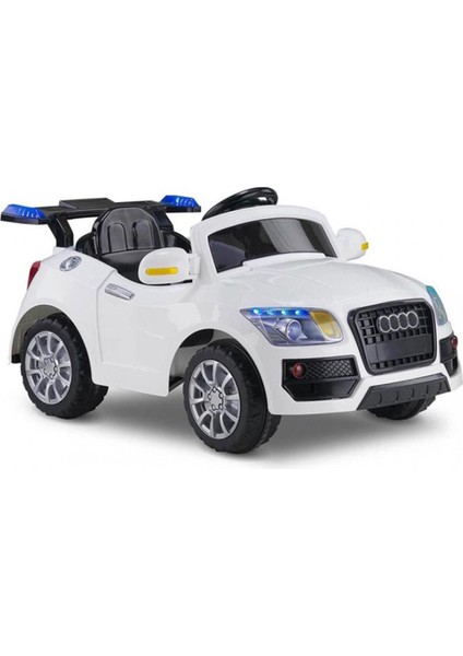 436 Audi 12V Beyaz Akülü Araba