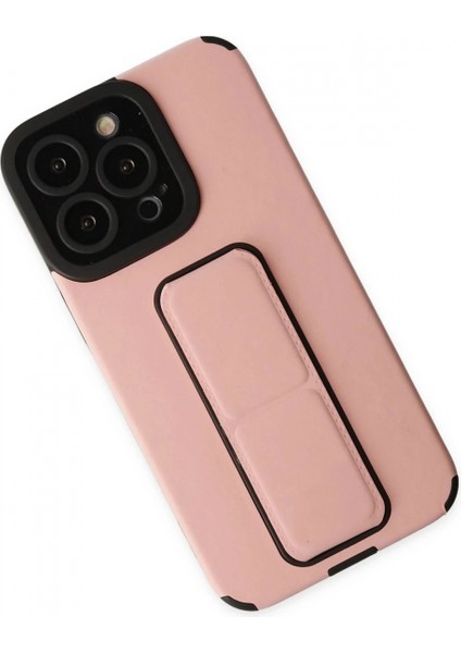 iPhone 13 Pro Max Kılıf Mega Standlı Silikon - Pudra fiyatları