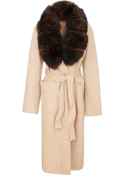 Bej Tekstil-Kürk Kadın Deri Mont - K23IKM320363-Q8A indirimleri