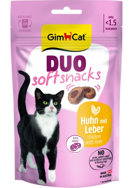Snacks Soft Tavuk Ve Ciğerli Kedi Ödülü 60gr