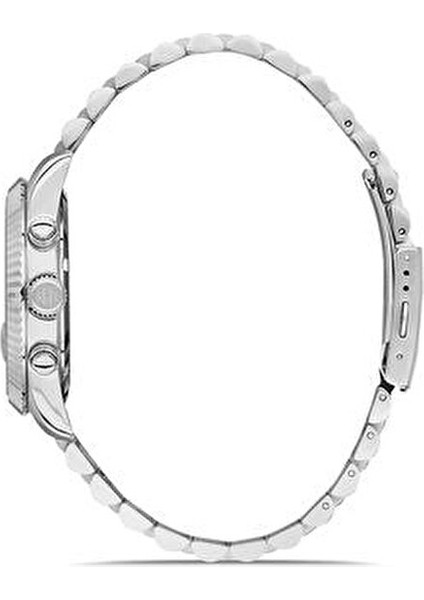 Kol Saati Erkekler İçin Gümüş Çelik Kasa 5 ATM Suya Dayanıklı Yeşil Kadran fiyatları