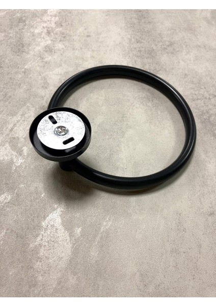 Paslanmaz Mat Siyah Yuvarlak Havluluk fırsatları