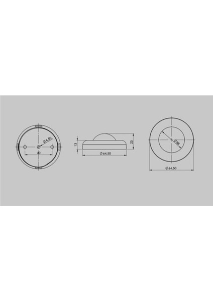 5li Metali Şeffaf Kapı Tamponu