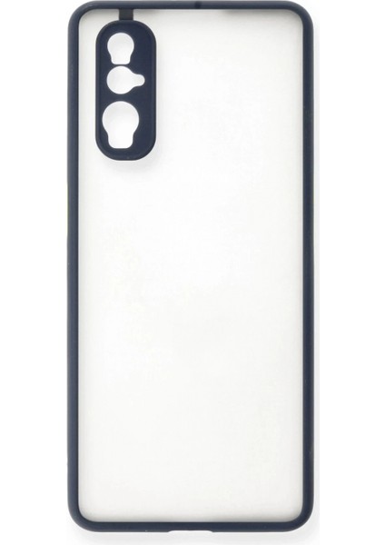 Oppo Find X2 Kılıf Montreal Silikon Kapak - Lacivert