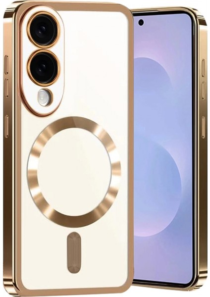 Samsung Galaxy S25 Edge Kross Magneticsafe Kapak - Çöl Titanyum