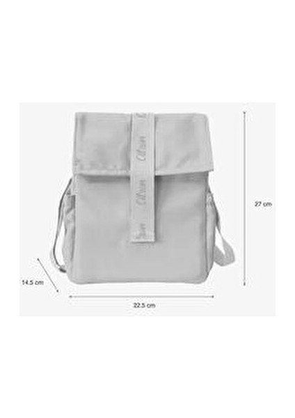 Rollup Termal Beslenme Çantası Blush Pink Gıda Dostu ve Hafif Tasarım 28x22x13 cm