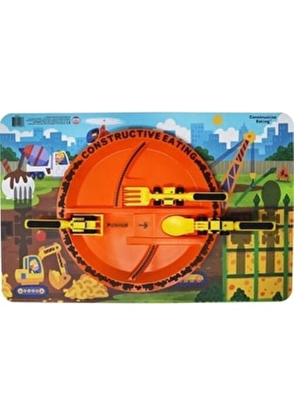 İnşaat Hayranı Seti Eğlenceli Tasarım ile Çocuklar İçin 3 Parça Set modelleri