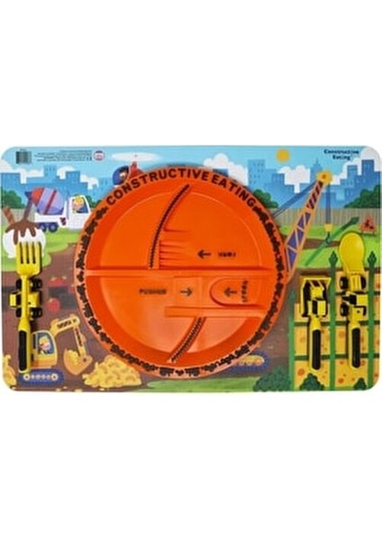 İnşaat Hayranı Seti Eğlenceli Tasarım ile Çocuklar İçin 3 Parça Set fırsatları