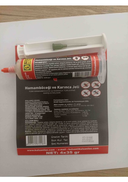 Raptor Hamam Böceği ve Karınca Jeli modelleri