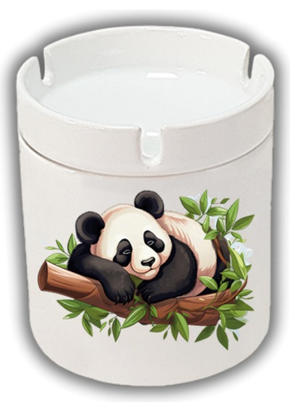 Daldaki Panda Temalı Küllük Kül Tablası