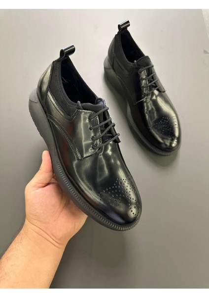 LFR-073 Facma Streçli Merdane Ayakkabı Siyah