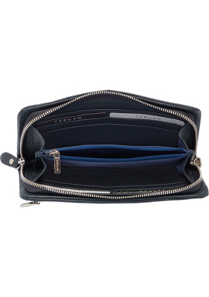 Lacivert Hakiki Deri Erkek El Çantası - S1PC00001603-X86