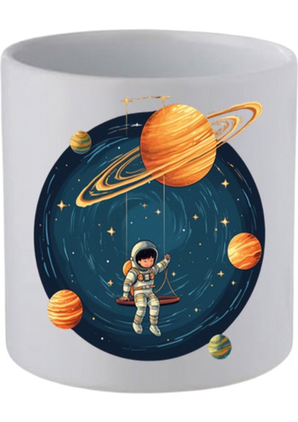 Gezegende Çocuk Baskılı Kulpsuz Kupa Bardak - Hediye Kahve Kupası, Su Bardağı