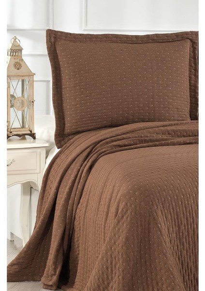 Polen Çift Kişilik Yatak Örtüsü Kiremit fırsatları