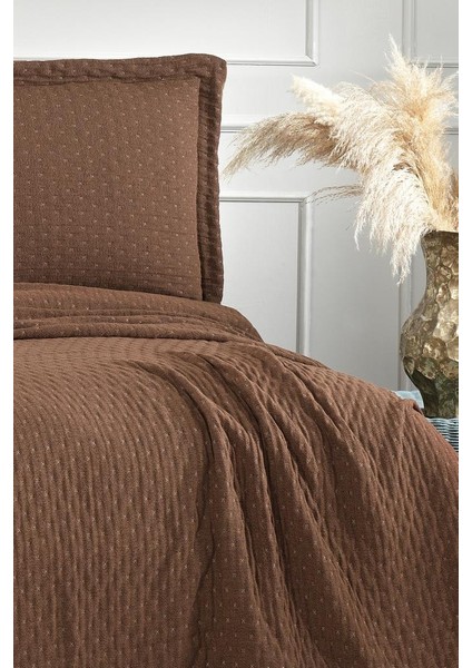 Polen Çift Kişilik Yatak Örtüsü Kiremit indirimleri