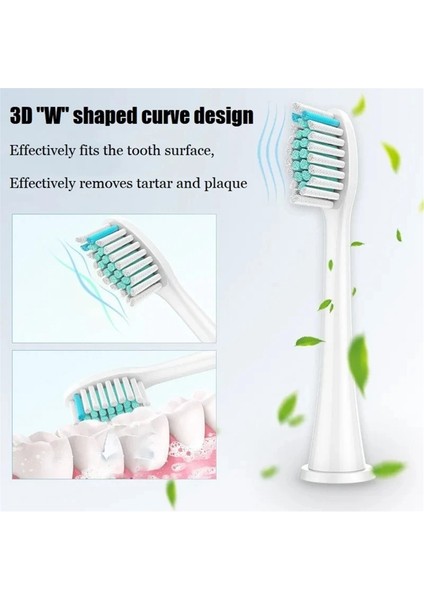 HX6014/HX6064/HX6730/3216/9362,A Için 20 Adet Elektrikli Diş Fırçası Yedek Başlıkları Kıllar Nozullar Diş Fırçası Başlığı (Yurt Dışından) modelleri