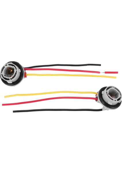 10PCS 1157 BAY15D Lamba Tutucu Ampuller P21/5W Adaptör Taban Soket Konnektörü Plastik Araç Aksesuarları Fren Lambası Için (Yurt Dışından) modelleri