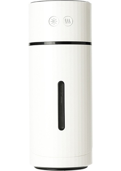 Nemlendirici Ev Yatak Odası Mini Hava Sessiz Ofis Araba Aromaterapi Beyaz (Yurt Dışından)