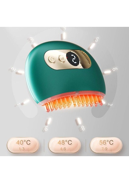 Buffer® 1 Adet Akıllı Elektrik Akımlı Ems Titreşimli Masaj Tarağı Kademeli Yüz Masaj Aleti Aparatı -M11 fırsatları