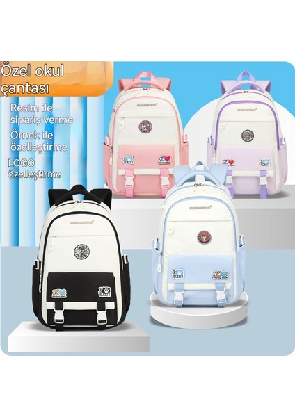 Yeni Okul Çantası, Rahat Seyahat Sırt Çantası, Basit Çok Fonksiyonlu Sırt Çantası, Ilkokul ve Ortaokul Öğrencileri Için Yüksek Görünümlü (Yurt Dışından) fiyatları