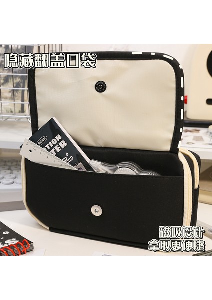 Yeni Büyük Kapasiteli Leke Dayanıklı Kalem Kutusu Ins Yüksek Görünümlü Kırtasiye Kutusu Kore Tarzı Basit Ilkokul Öğrencileri Üst Düzey Kalem Kutusu Şeffaf (Yurt Dışından) modelleri