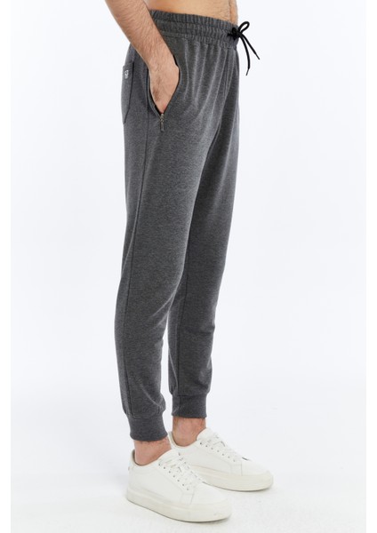 Erkek Gri Fermuar Cepli Paça Lastikli Eşofman ALT-P782 fiyatları