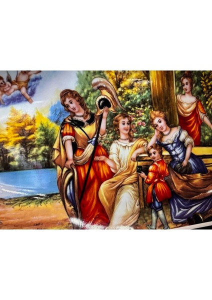 Artemis 36 cm 20 cm Ebatlarında Porselen Dekor Tabağı
