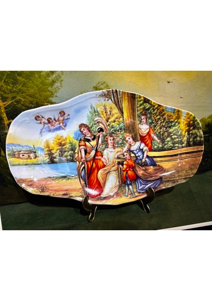 Artemis 36 cm 20 cm Ebatlarında Porselen Dekor Tabağı fırsatları