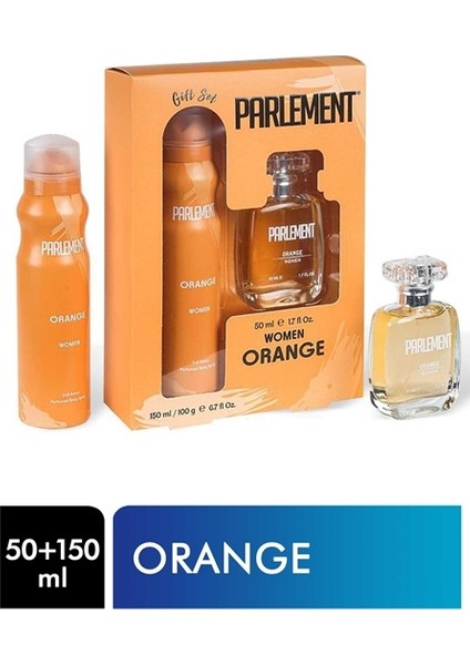 Kadın Parfüm 50 ml + Deodorant 150 ml Orange