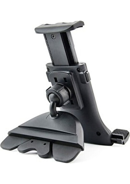 Araç İçi Telefon ve Tablet Tutucu Vantuzlu 360° Döner Başlık ile Siyah