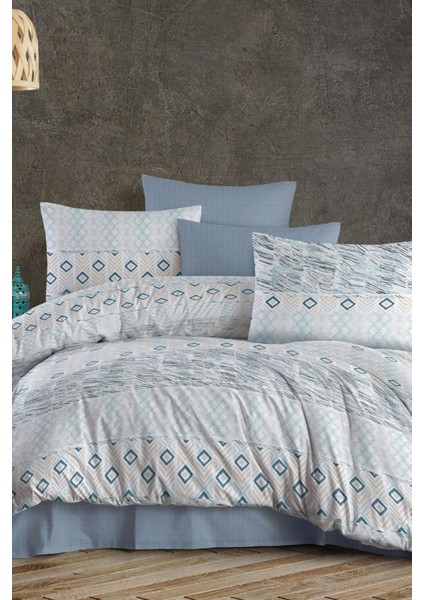 Misterio Çift Kişilik Nevresim Takımı Turkuaz