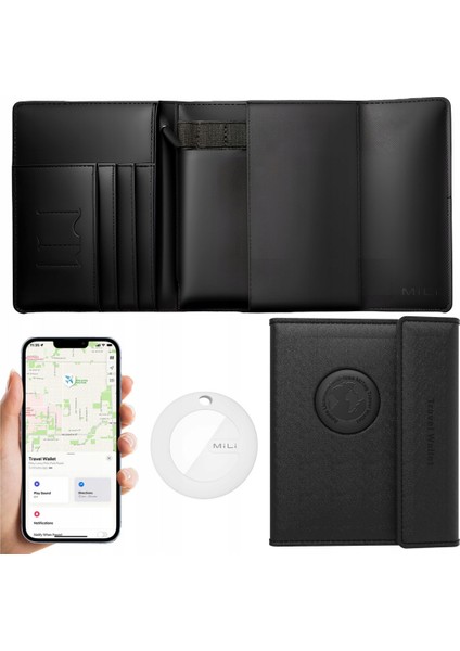 Mibook Mitag Akıllı Pasaport Cüzdanı | Bluetooth Takip Cihazlı Seyahat Cüzdanı (Ios ve Android Uyumlu) fiyatları