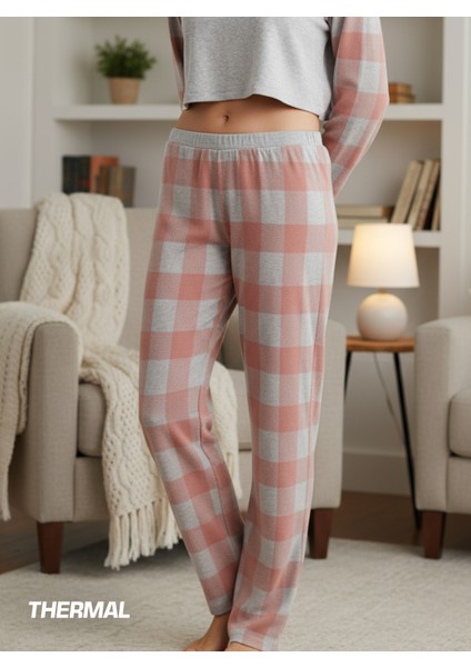 Termal Kadın Pijama Altı 60491 - Pembe