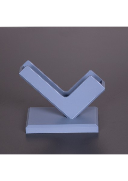 3D Baskı Kartvizit Standı Gri Masaüstü Şık Ofis Organizer Kartlık Kart Tutucu Aparat modelleri