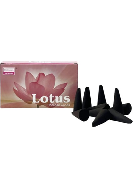 Darshan Incense Lotus Konik Tütsü 10 Adet fiyatları