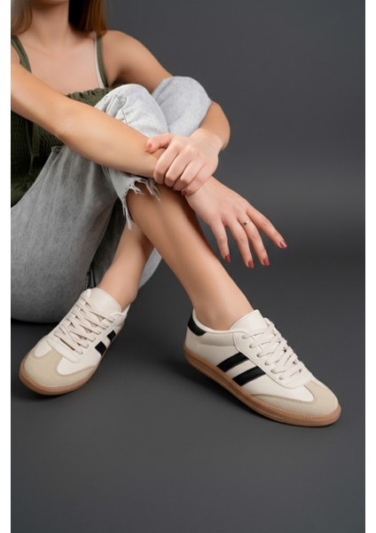 Dorgo Kadın Günlük Bağcıklı Yürüyüş Koşu Sneaker Spor Ayakkabı