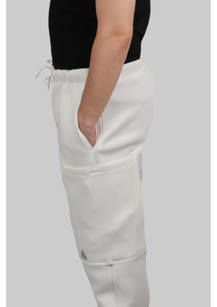 Cure Adaptif Hasta Bakım ve Tedavi Pantolonu Beyaz