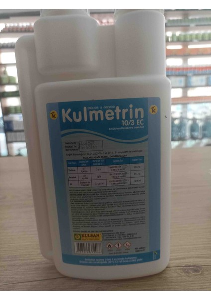 Kulmetrin 10/3 Ec Bit, Sivrisinek ve Kara Sinek Ilacı 1 Lt