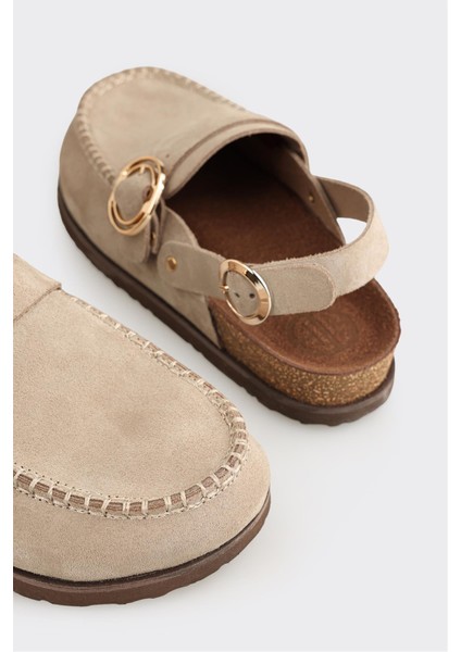 Vizon Deri Kadın Terlik indirimleri