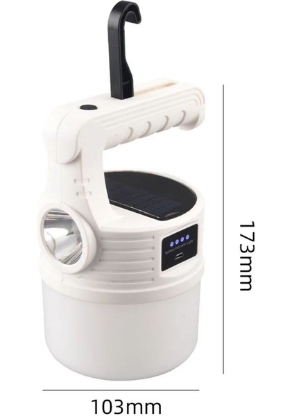 Buffer® LED Güneş Enerjili Kamp LAMBASI-2000 Lümen Süper Parlak, 5 Aydınlatma Modlu,usb ile Şarj Edilebilir Dış Mekan,asılabilir Torch El Feneri -M11 indirimleri