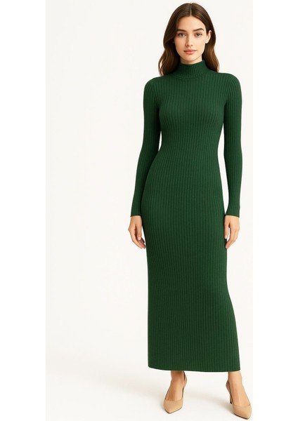 Kadın Uzun Triko Elbise