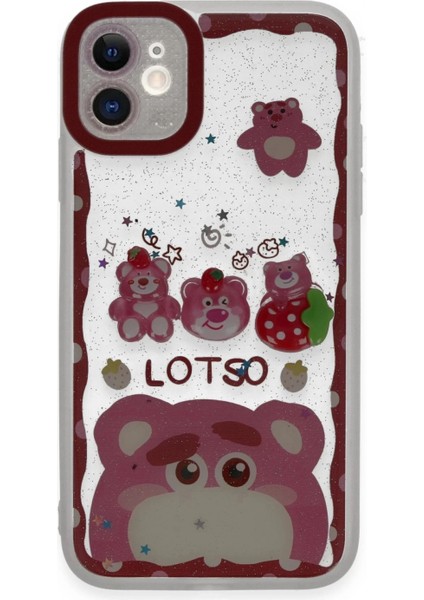 iPhone 11 Kılıf Sweet Desenli Silikon Kapak - Pembe