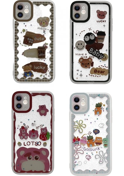 iPhone 11 Kılıf Sweet Desenli Silikon Kapak - Pembe fiyatları