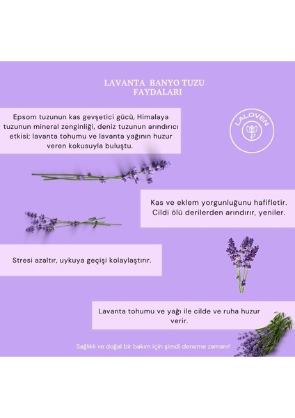 Lavanta Banyo Tuzu fiyatları