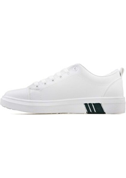 Kadın Sneaker Beyaz Renk Suni Deri Düz Taban ve Bağcıklı Model indirimleri
