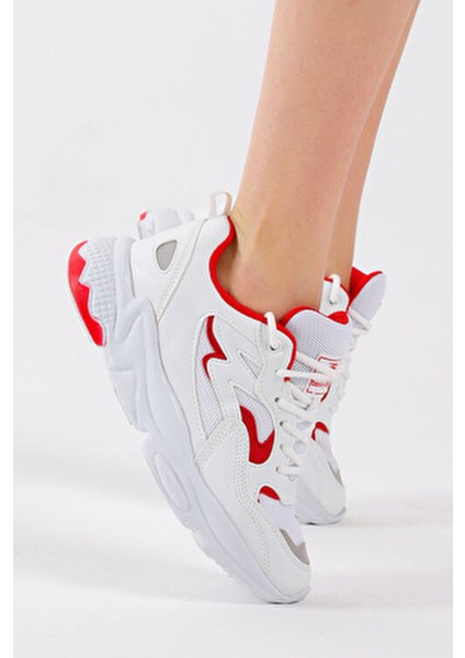 Spor Ayakkabı Unisex Kaymaz Taban Suni Deri 1.Sınıf Malzeme