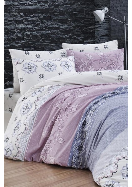 Harmony Çift Kişilik Nevresim Takımı Mavi