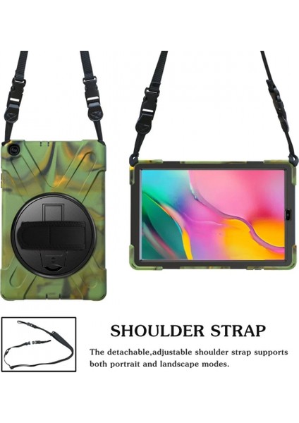 Samsung Galaxy T510 Tab A 10.1 Kılıf Amazing Tablet Kapak - Kamuflaj fiyatları